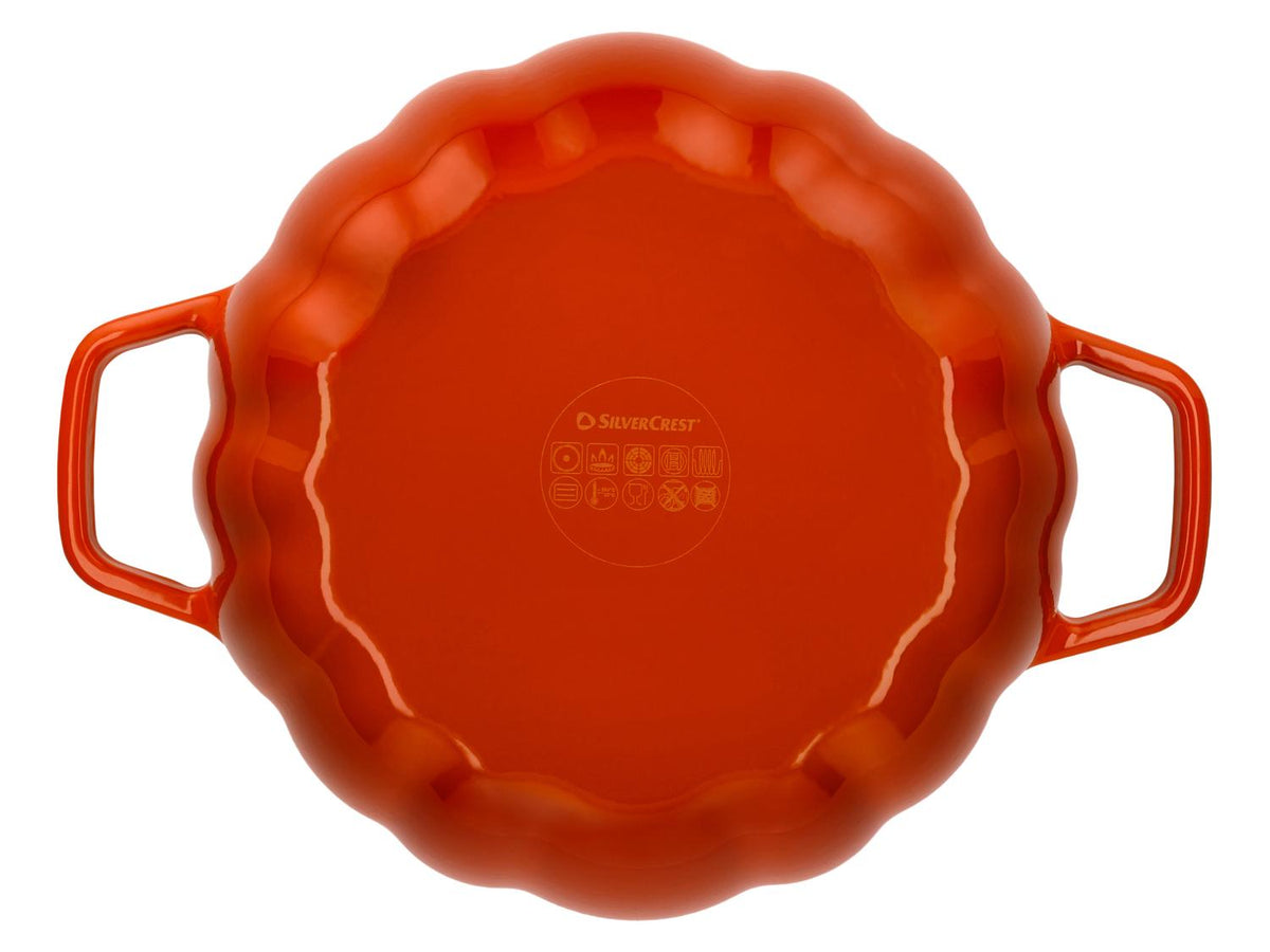 Cocotte en fonte en forme de citrouille