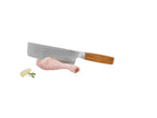 Couteau de cuisine manche en bois