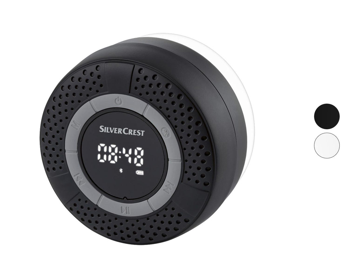 Enceinte de douche Bluetooth FM avec haut-parleur