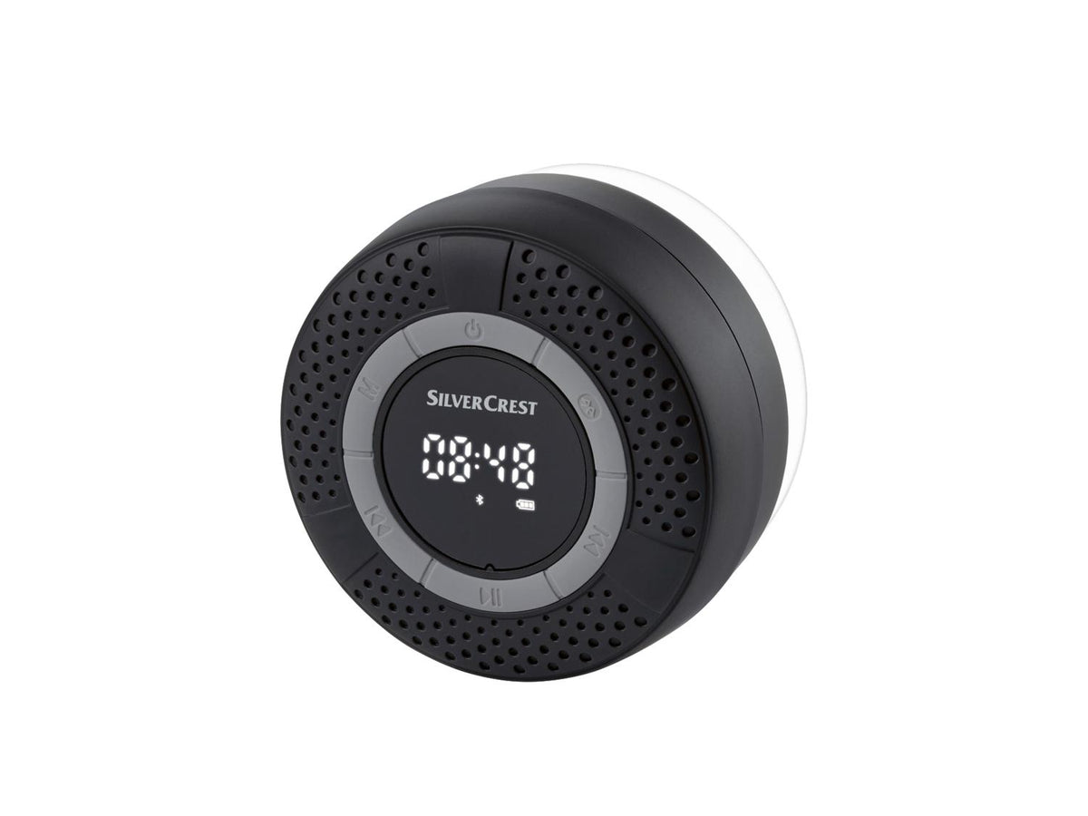 Enceinte de douche Bluetooth FM avec haut-parleur