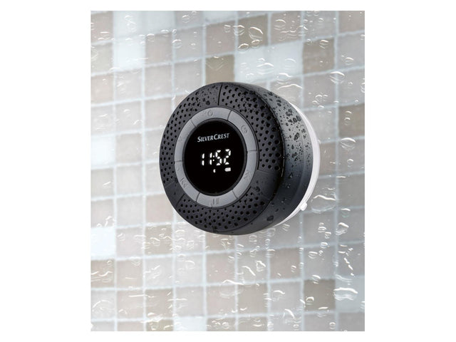 Enceinte de douche Bluetooth FM avec haut-parleur