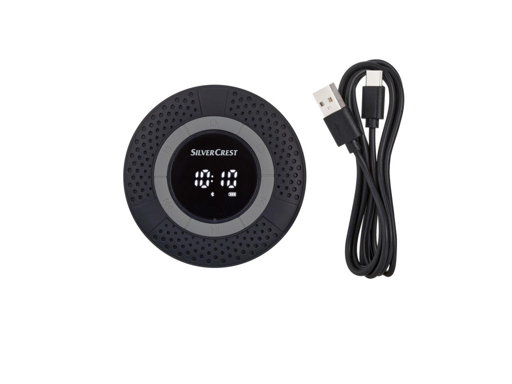 Enceinte de douche Bluetooth FM avec haut-parleur