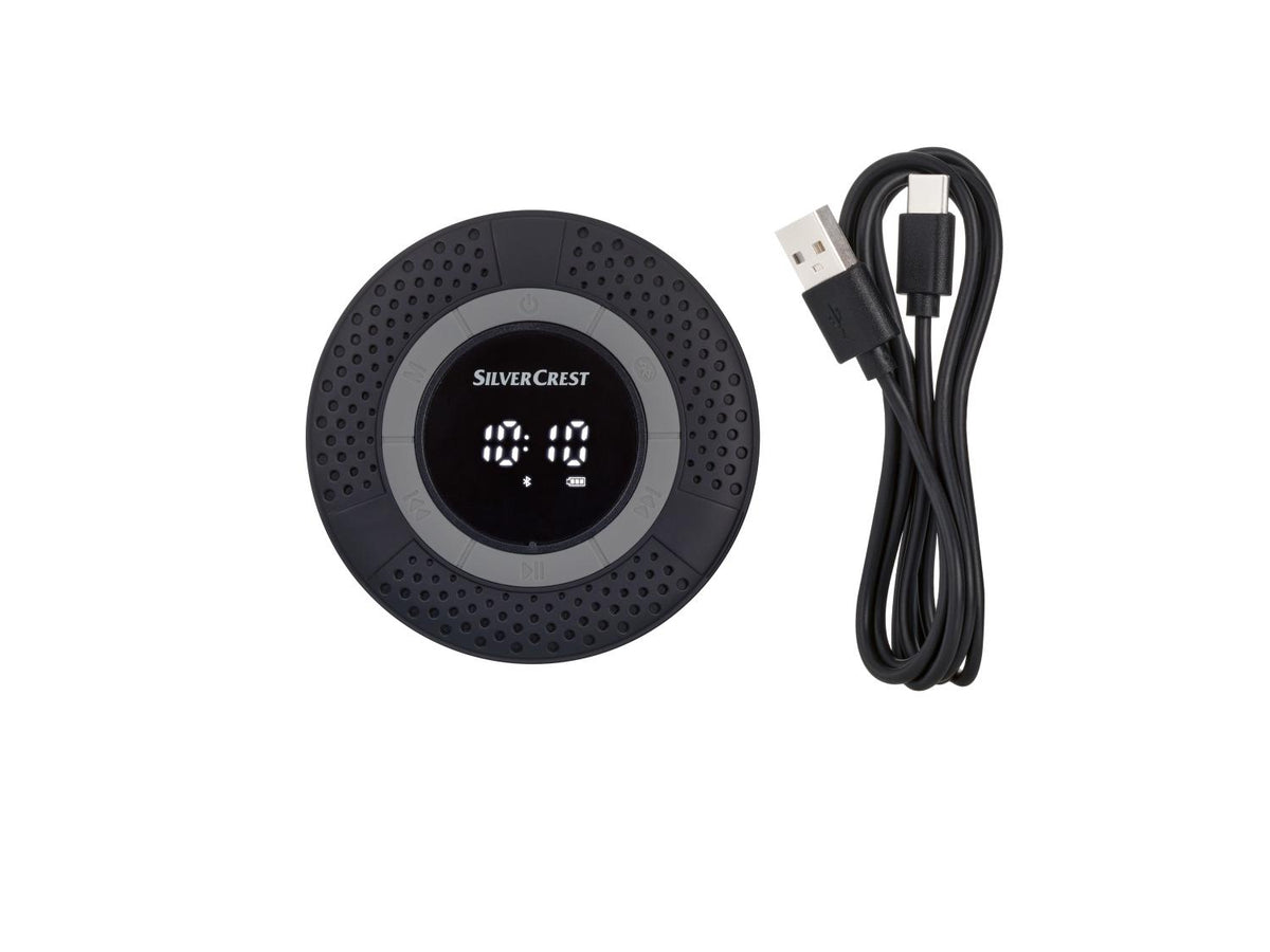 Enceinte de douche Bluetooth FM avec haut-parleur