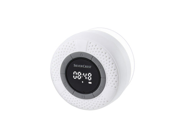 Enceinte de douche Bluetooth FM avec haut-parleur
