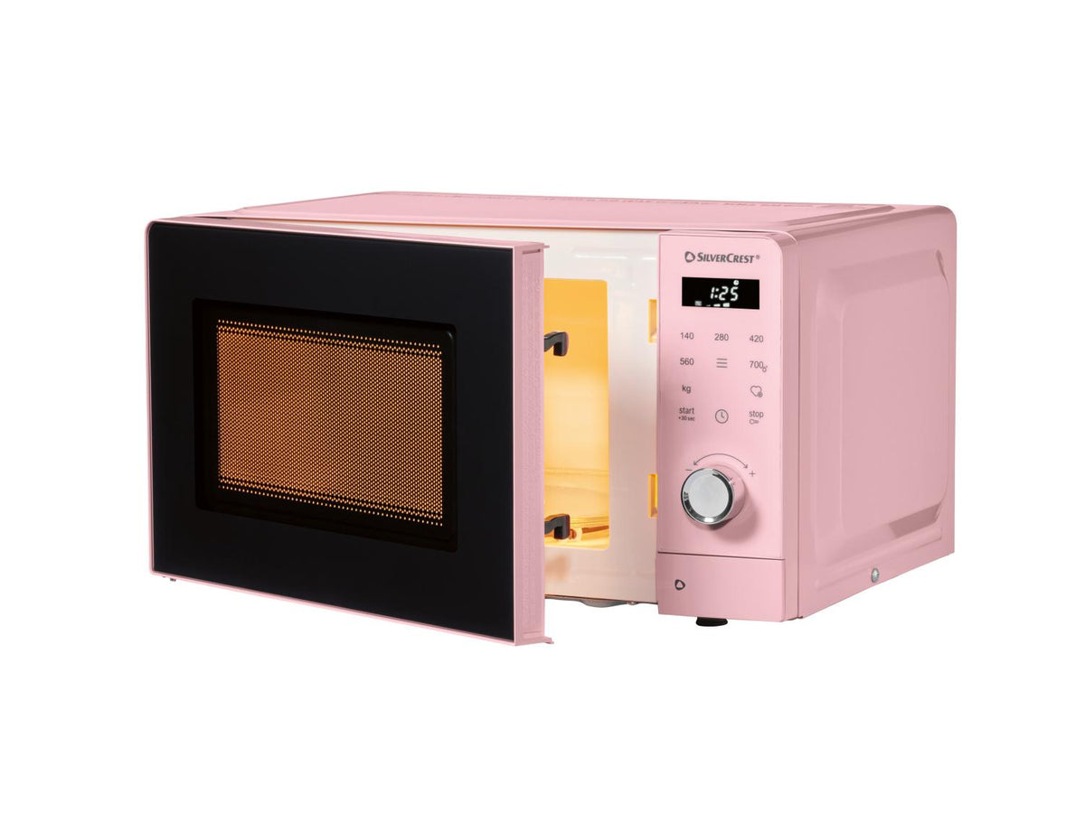 Four à micro-ondes SMWC 700 D2, 20 L, 700 W, rose pastel