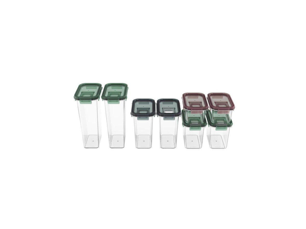 Lot de 8 boîtes verseuses