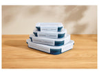 Lots de boîtes de conservation avec fermeture à clic en silicone