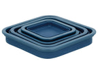 Lots de boîtes de conservation avec fermeture à clic en silicone