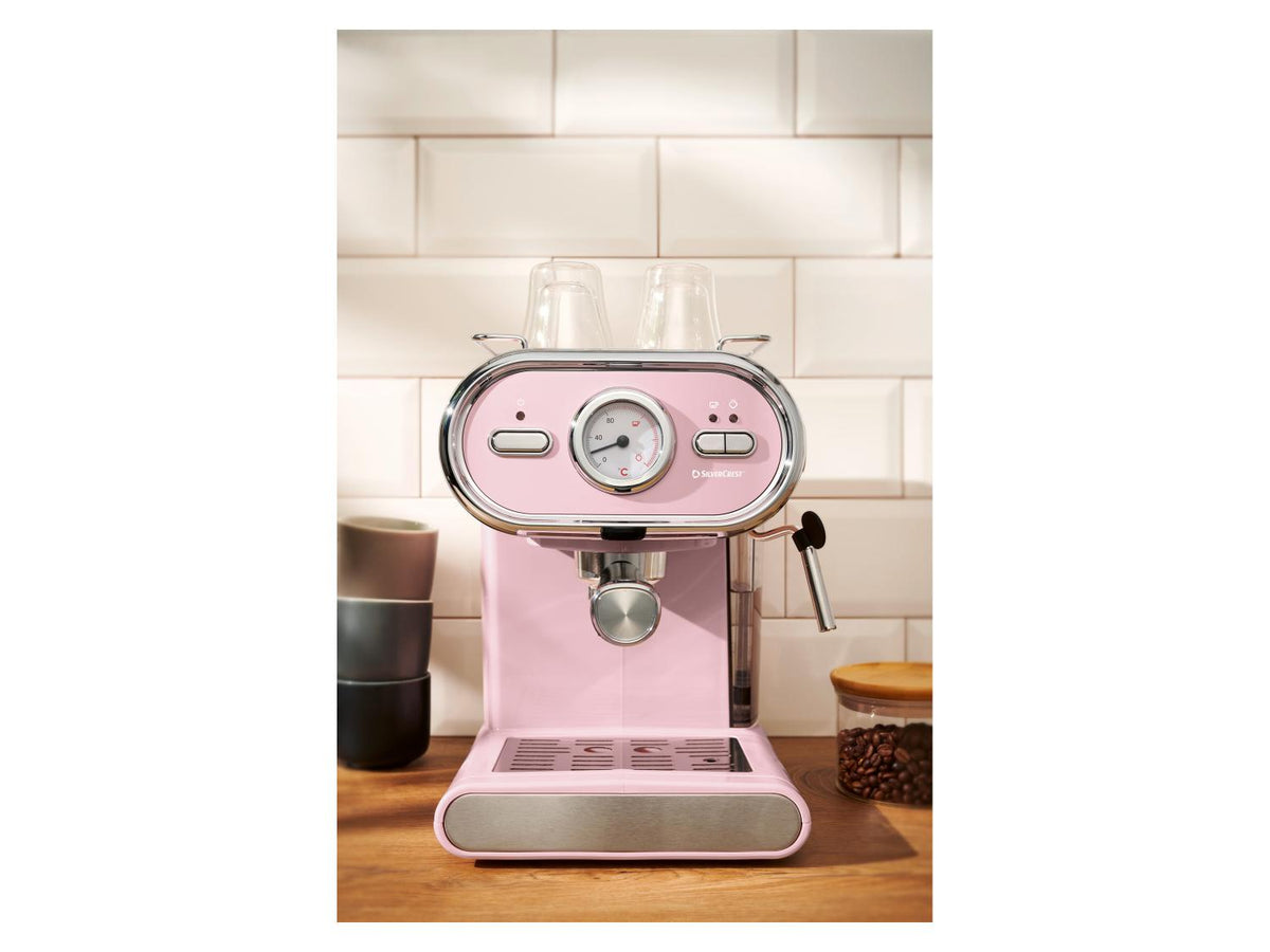 Machine à expresso SEM 1100 E1, 15 bar, rose pastel