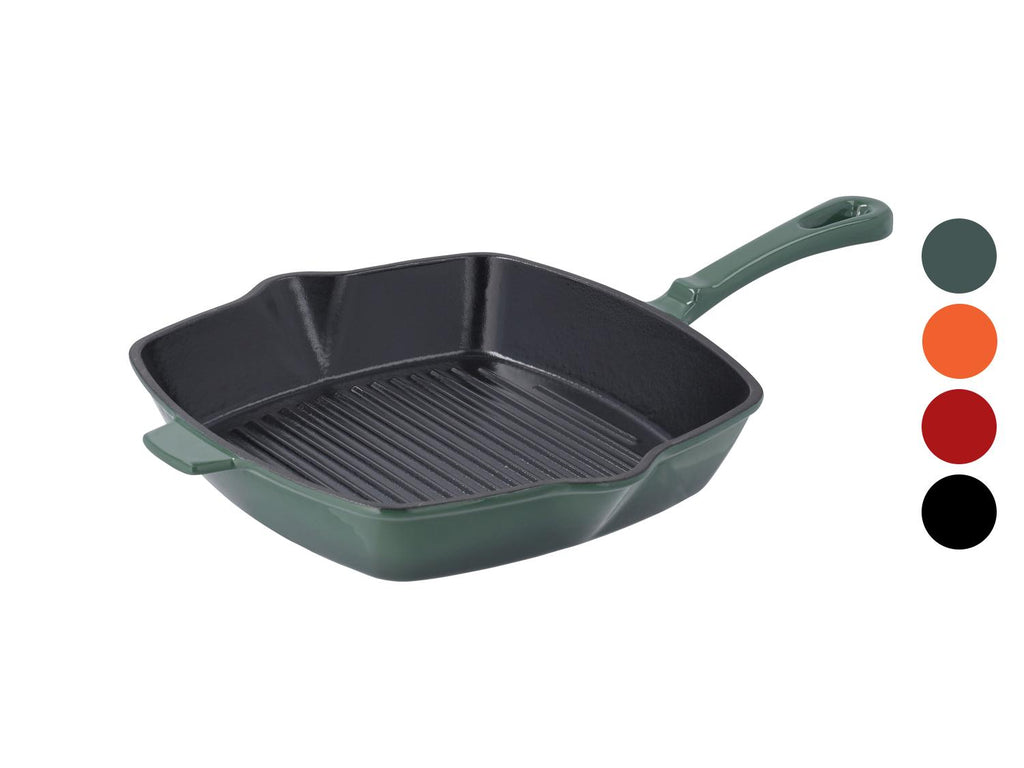 Poêle à griller en fonte Premium