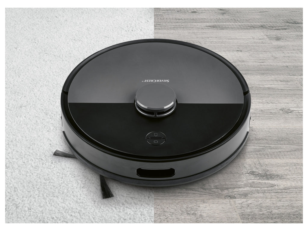Robot aspirateur avec station d'aspiration