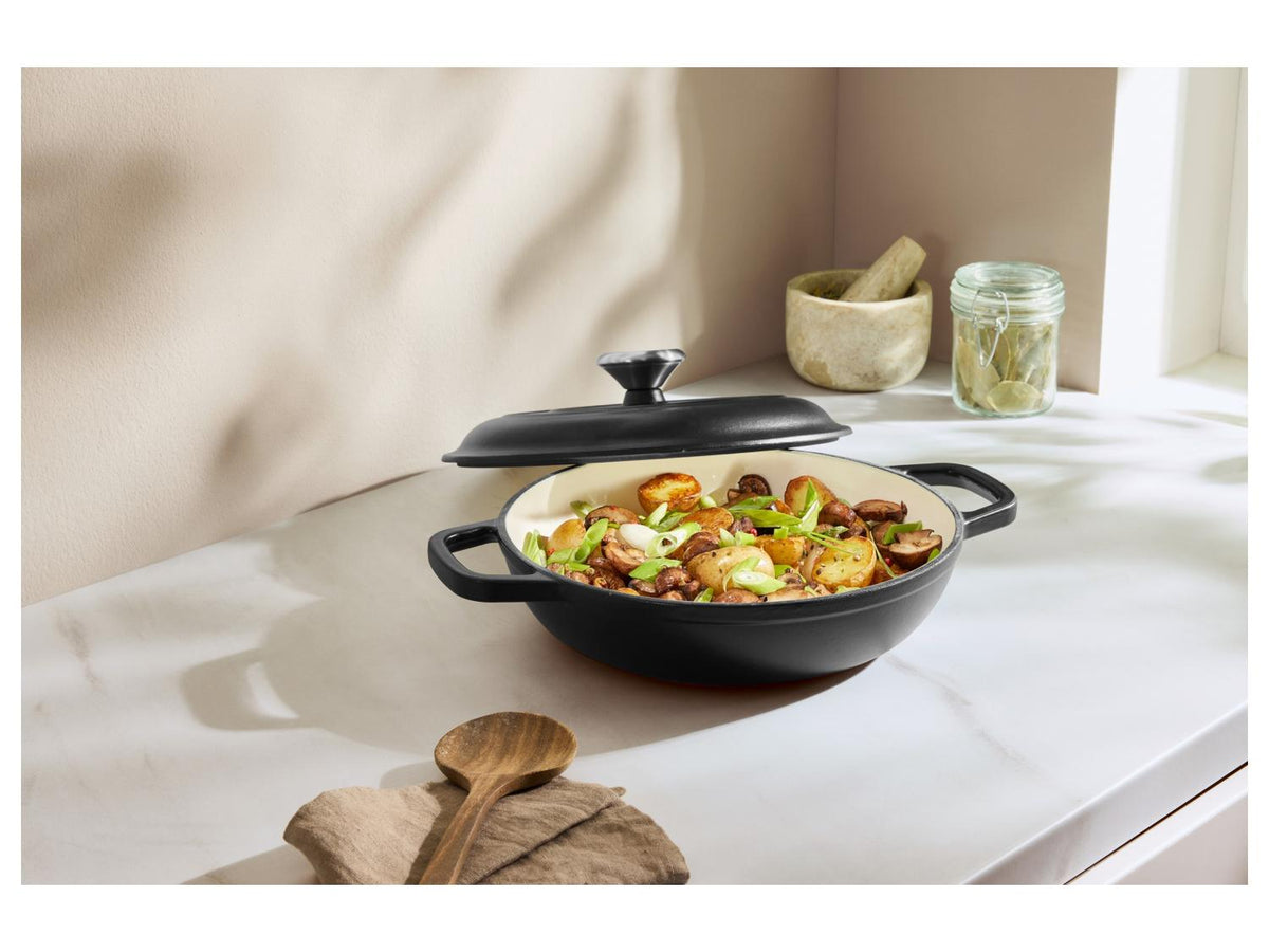 Sauteuse en fonte Premium, 2,4 L