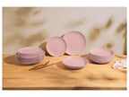 Service de table, 18 pièces, rose pastel