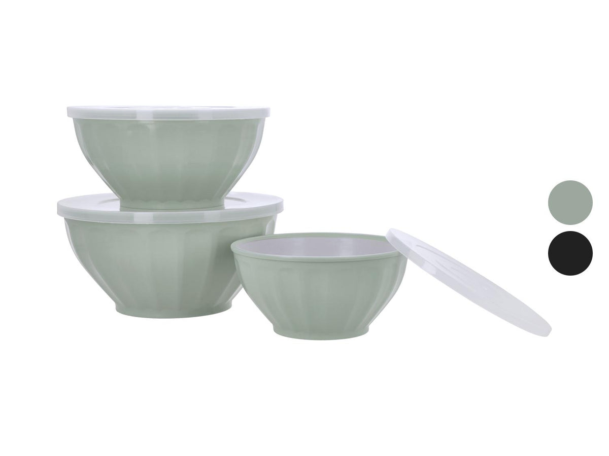 Set de 3 saladiers en plastique