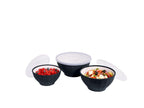 Set de 3 saladiers en plastique