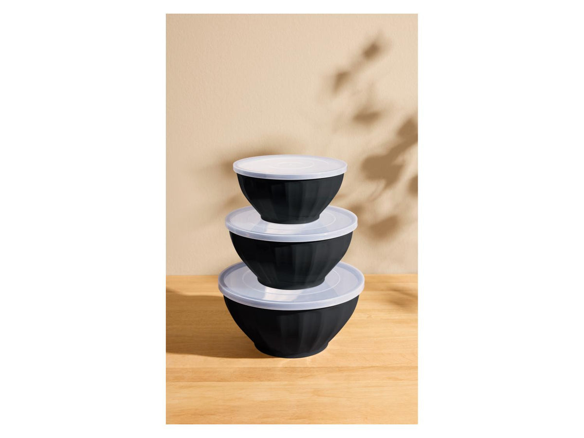 Set de 3 saladiers en plastique