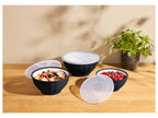 Set de 3 saladiers en plastique
