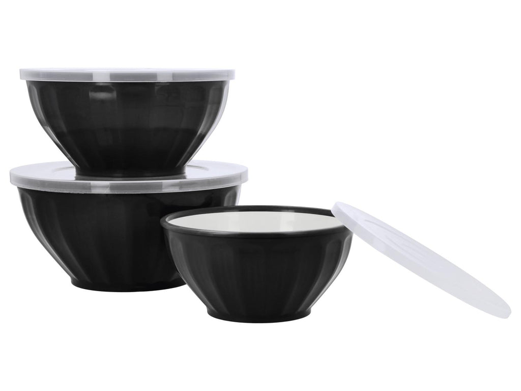 Set de 3 saladiers en plastique
