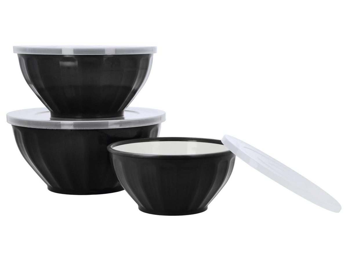 Set de 3 saladiers en plastique