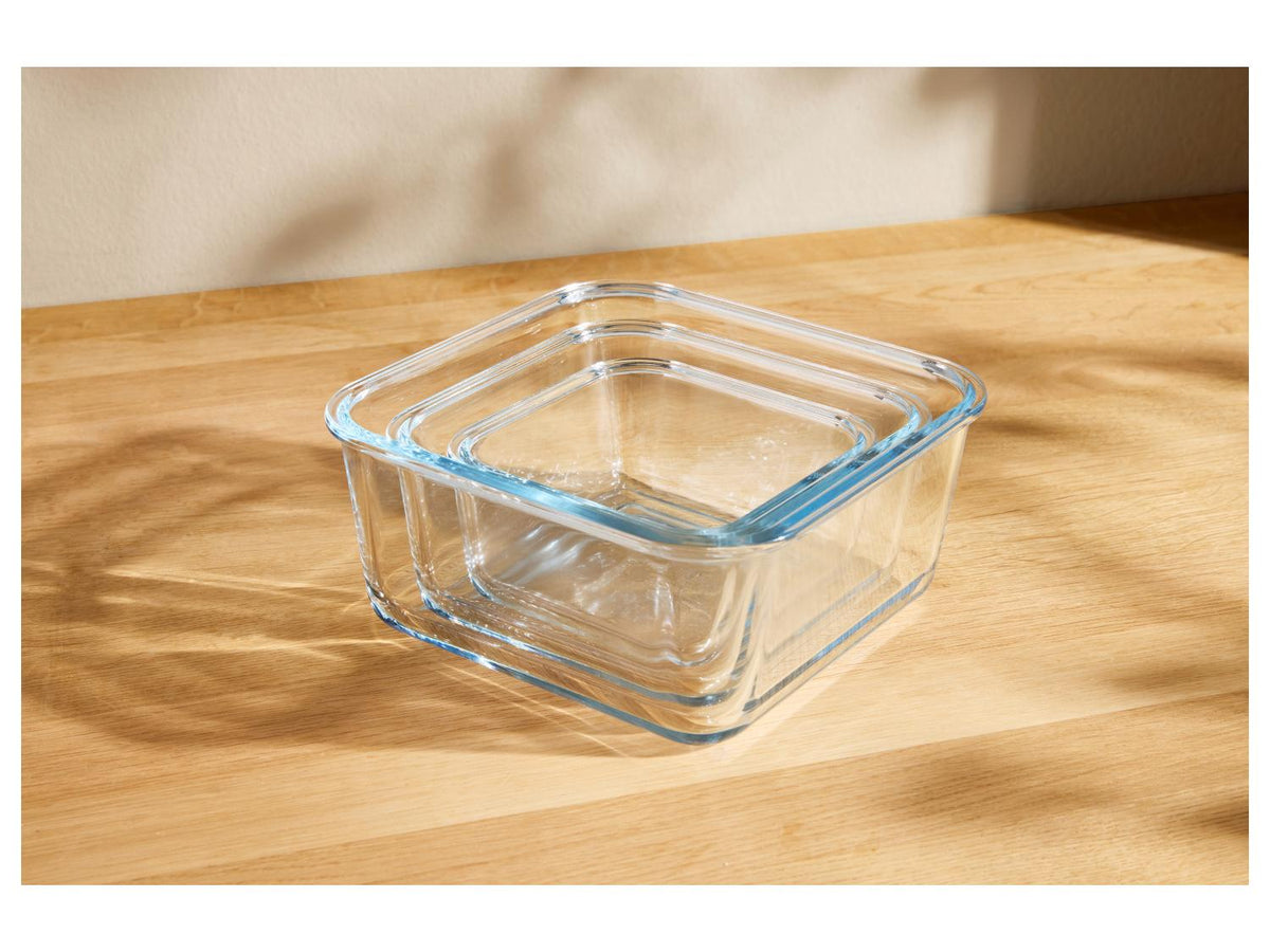 Set de boîtes de conservation en verre