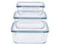 Set de boîtes de conservation en verre