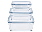 Set de boîtes de conservation en verre