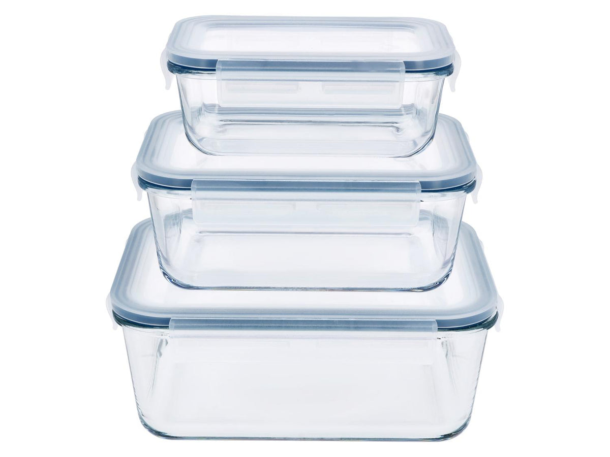 Set de boîtes de conservation en verre