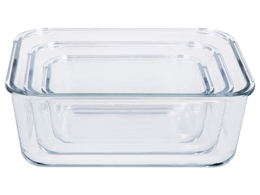 Set de boîtes de conservation en verre