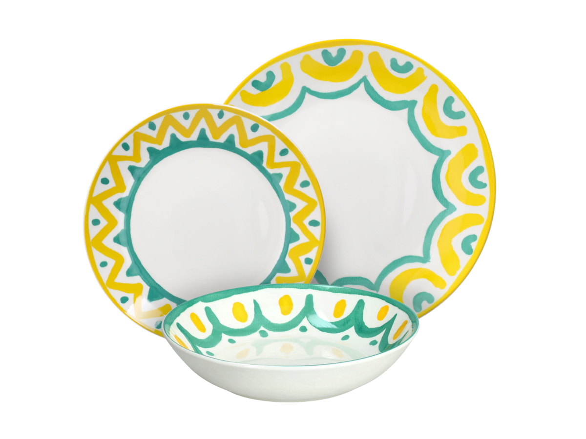 Service de table VIDA, 18 pièces, porcelaine
