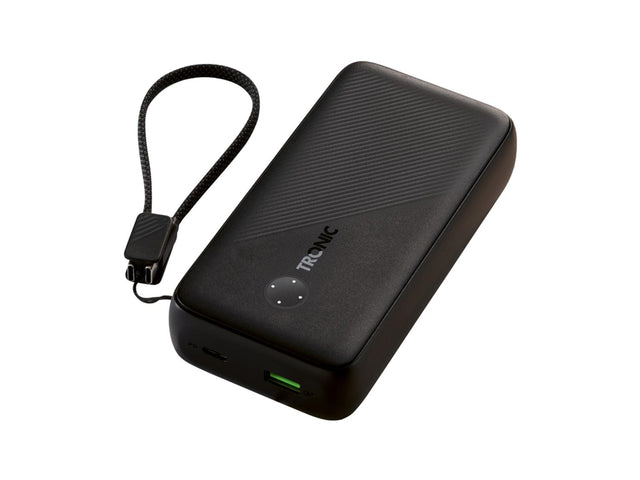 Batterie externe, 20000 mAh, avec câble USB-C amovible