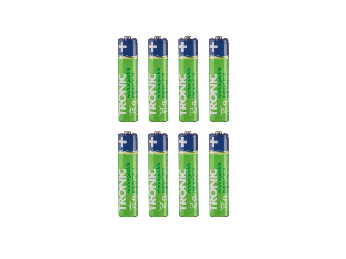 Piles rechargeables, 8 pièces