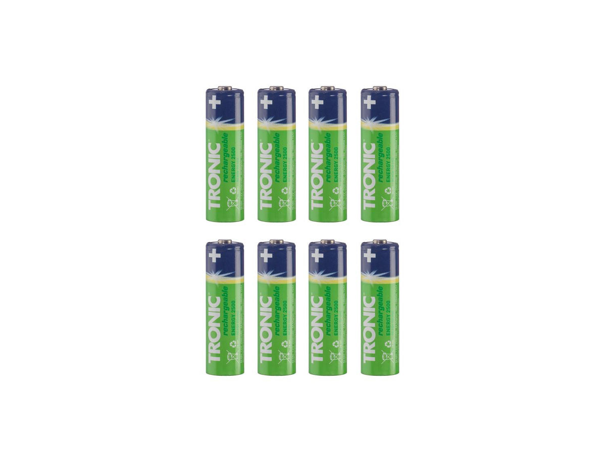 Piles rechargeables, 8 pièces