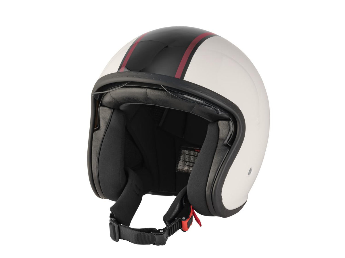 Casque jet avec visière transparente et résistante aux rayures