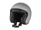 Casque jet avec visière transparente et résistante aux rayures