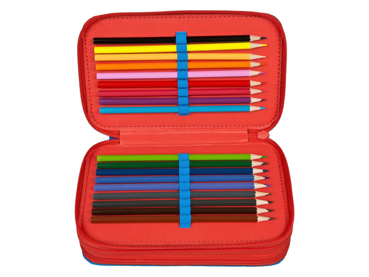 Trousse scolaire « Tripledecker », avec accessoires