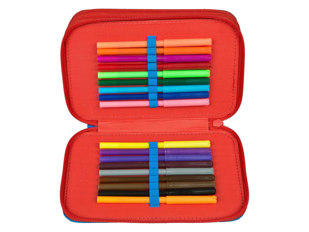 Trousse scolaire « Tripledecker », avec accessoires