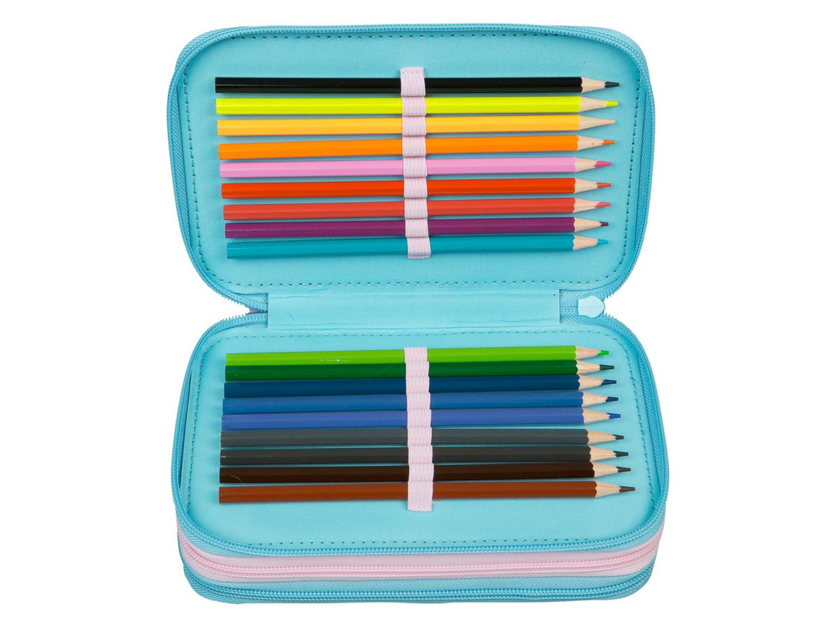 Trousse scolaire « Tripledecker », avec accessoires