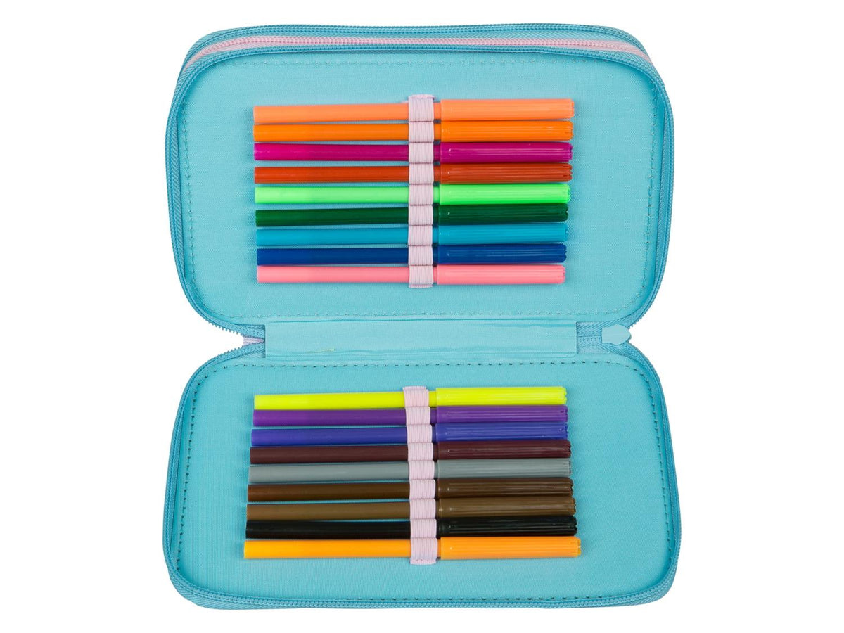 Trousse scolaire « Tripledecker », avec accessoires