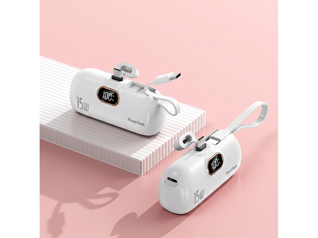 Mini Batterie Externe USB-C, 5000mAh