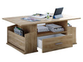 Table basse Junata, avec tiroir, 44 x 110 x 52 cm