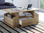 Table basse Junata, avec tiroir, 44 x 110 x 52 cm