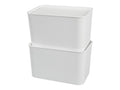 Boîtes de qualité supérieure avec couvercles, 2 x 5 l