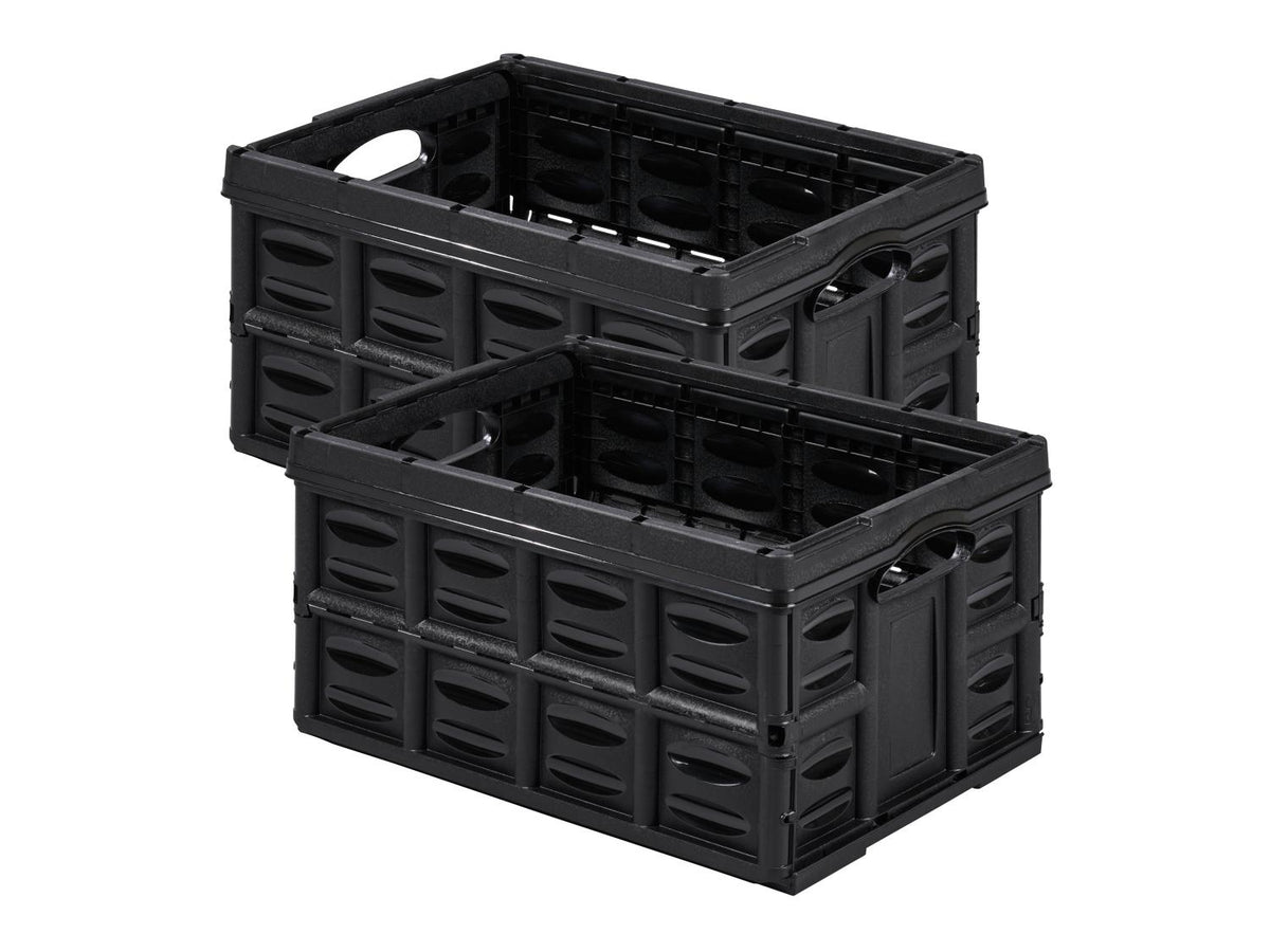 Lot de 2 casiers pliants, 45 L