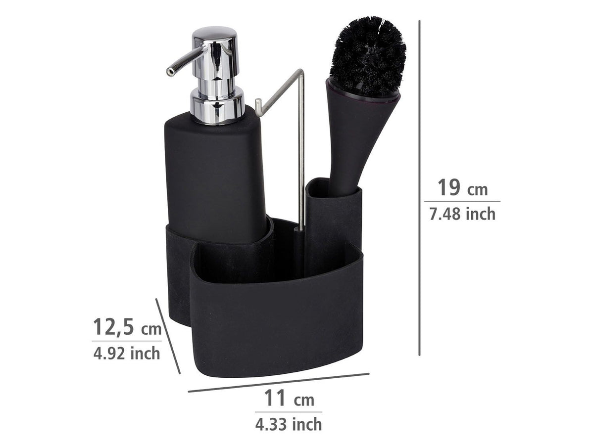 Set vaisselle Empire, avec distributeur et brosse