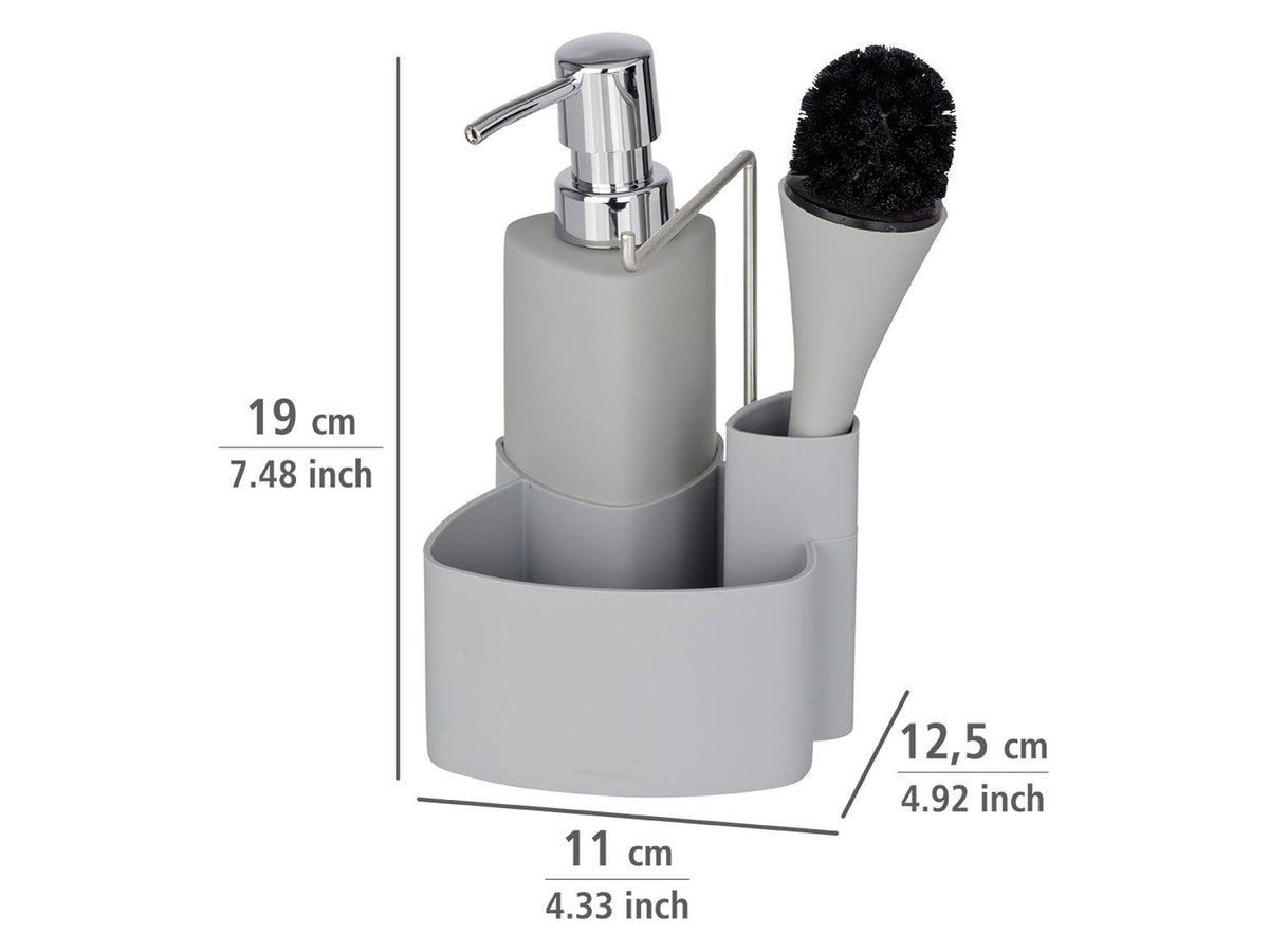 Set vaisselle Empire, avec distributeur et brosse