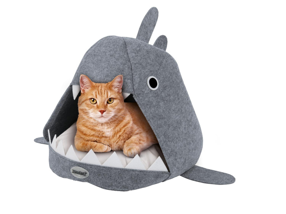 Niche pour chat Requin / avec oreilles